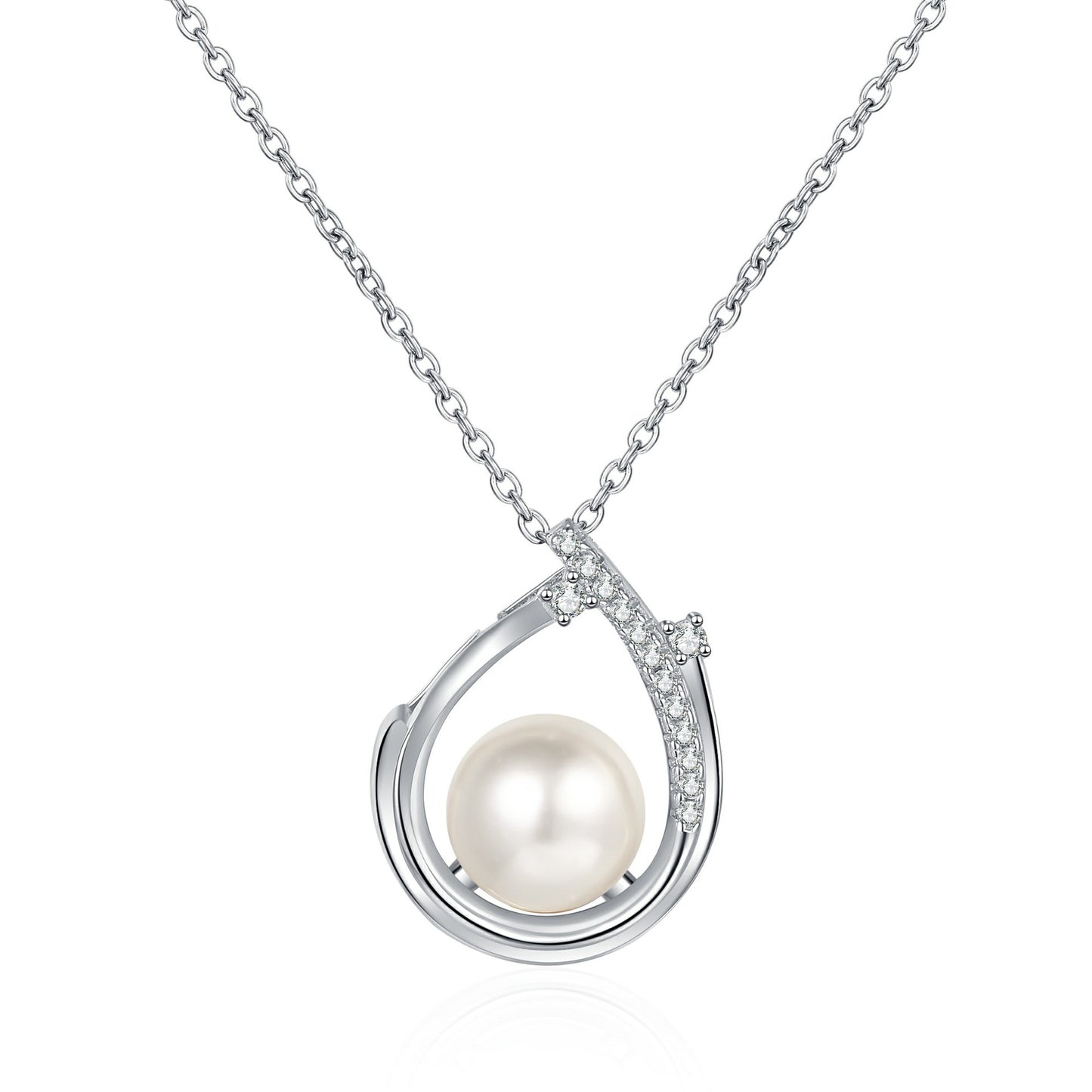 Sterling Silver Versatile Premium Freshwater Pearl Necklace
