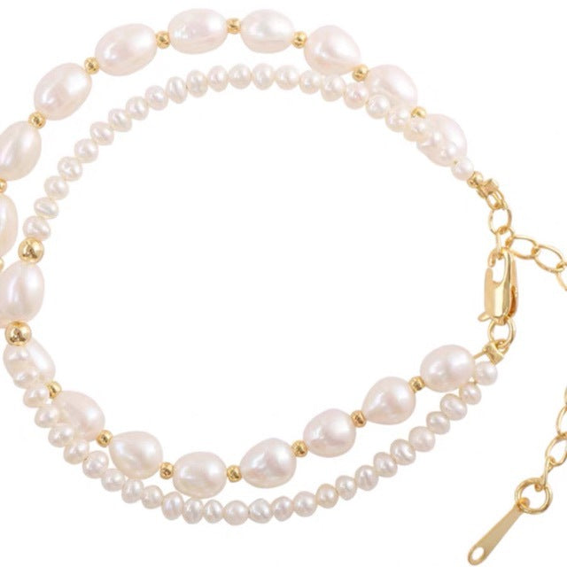 Natural Baroque Pearl Design Bracelet