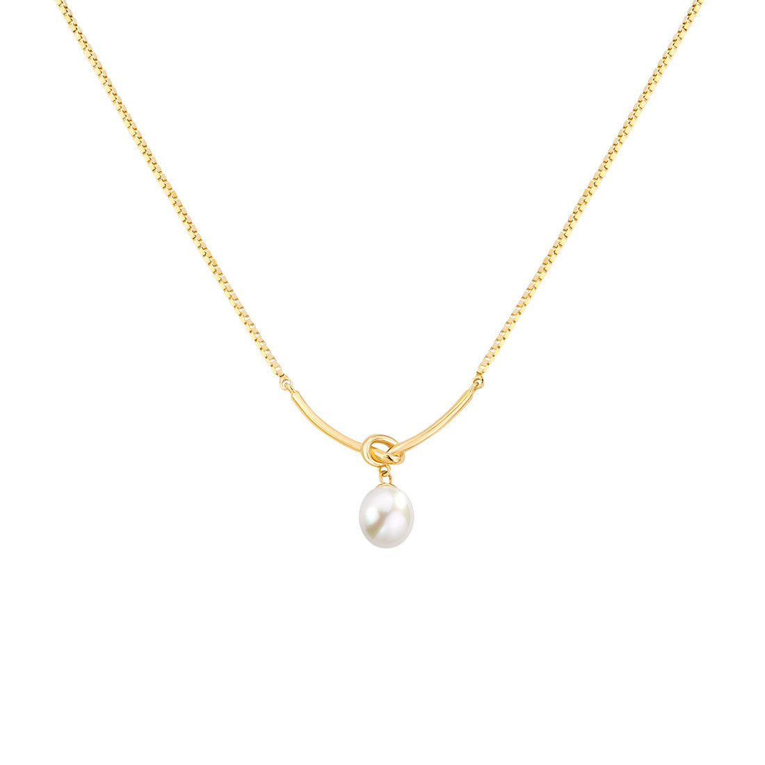 Light Luxury Simple Clavicle Chain Pearl Necklace