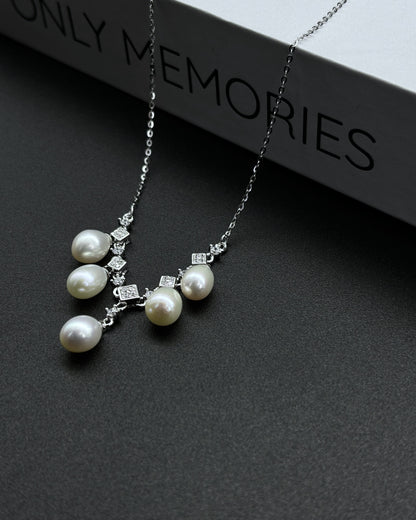 Smart tassel pearl necklace