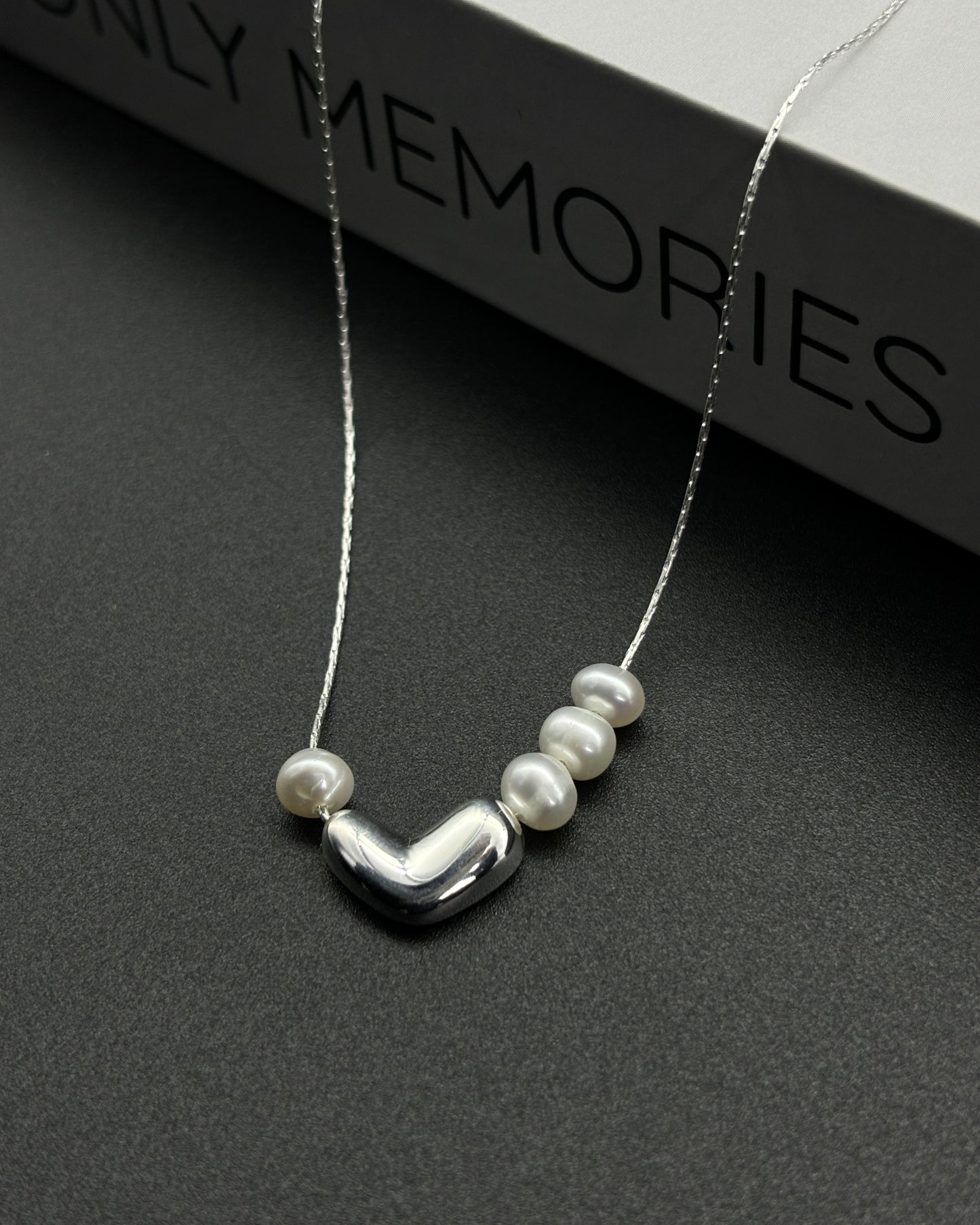 Irregular Lentil Love Freshwater Pearl Pendant
