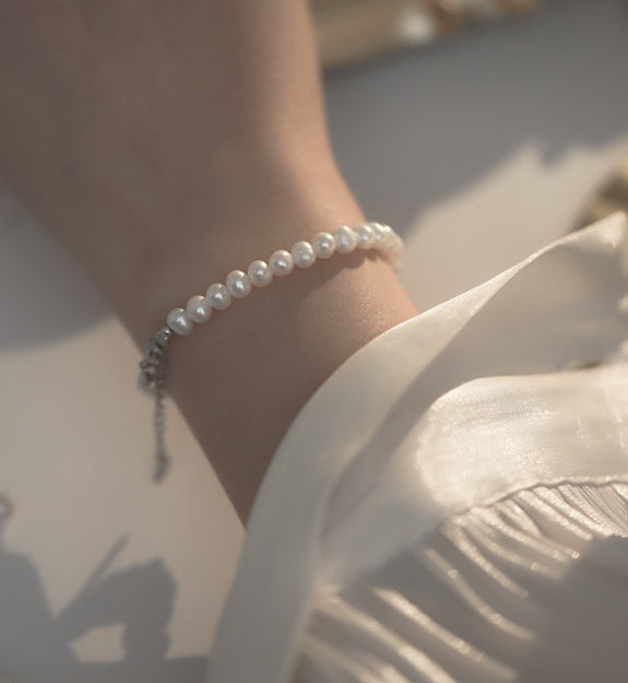 Natural pearl gentle wind bracelet