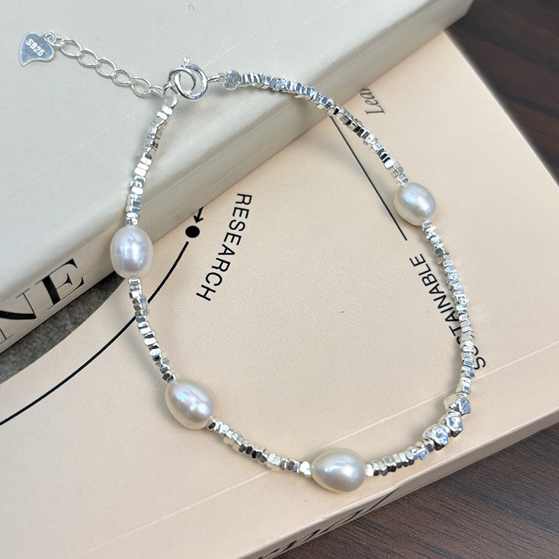 Natural freshwater pearl bracelet