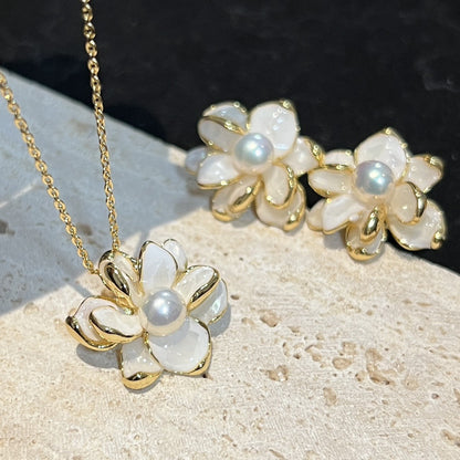 Natural Pearl Flower Series Design Set