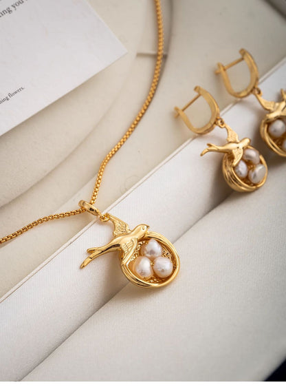 French retro natural freshwater pearls (recommended by designers)