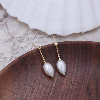 Tears Beauty Design Pearl Earrings