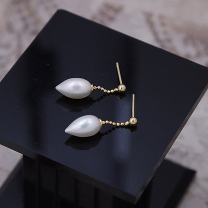 Tears Beauty Design Pearl Earrings
