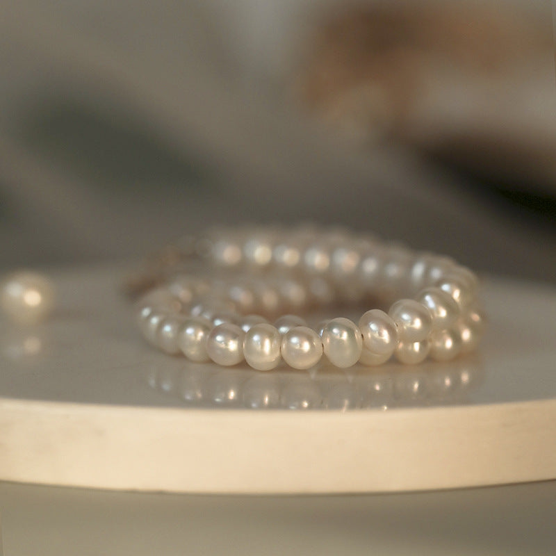 Natural pearl gentle wind bracelet
