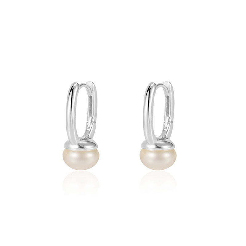 Special-shaped pearl earrings