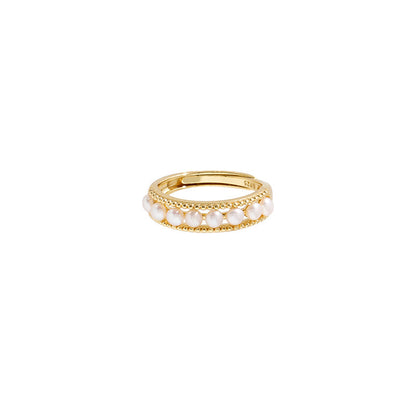 Vintage court pearl ring