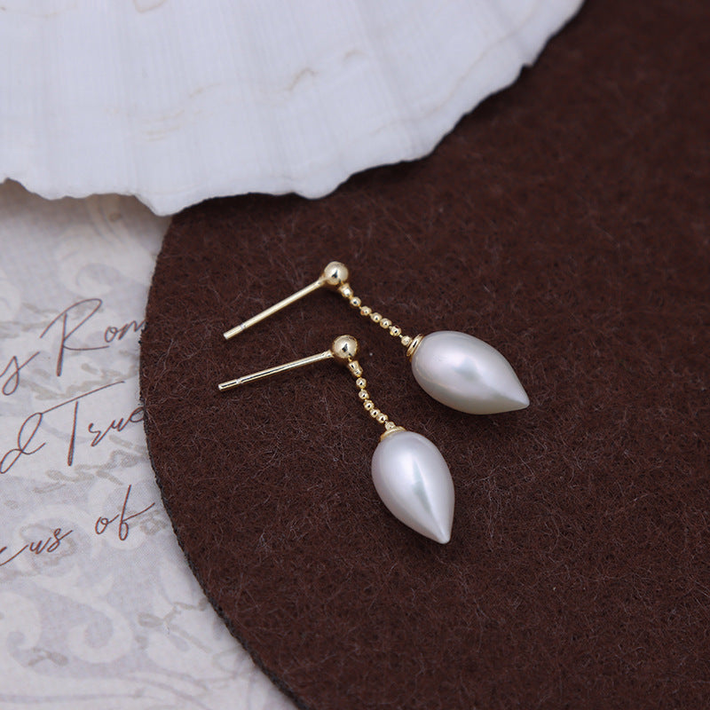 Tears Beauty Design Pearl Earrings