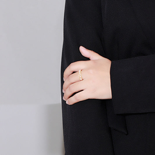Vintage court pearl ring