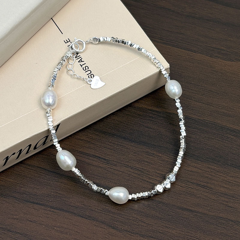 Natural freshwater pearl bracelet