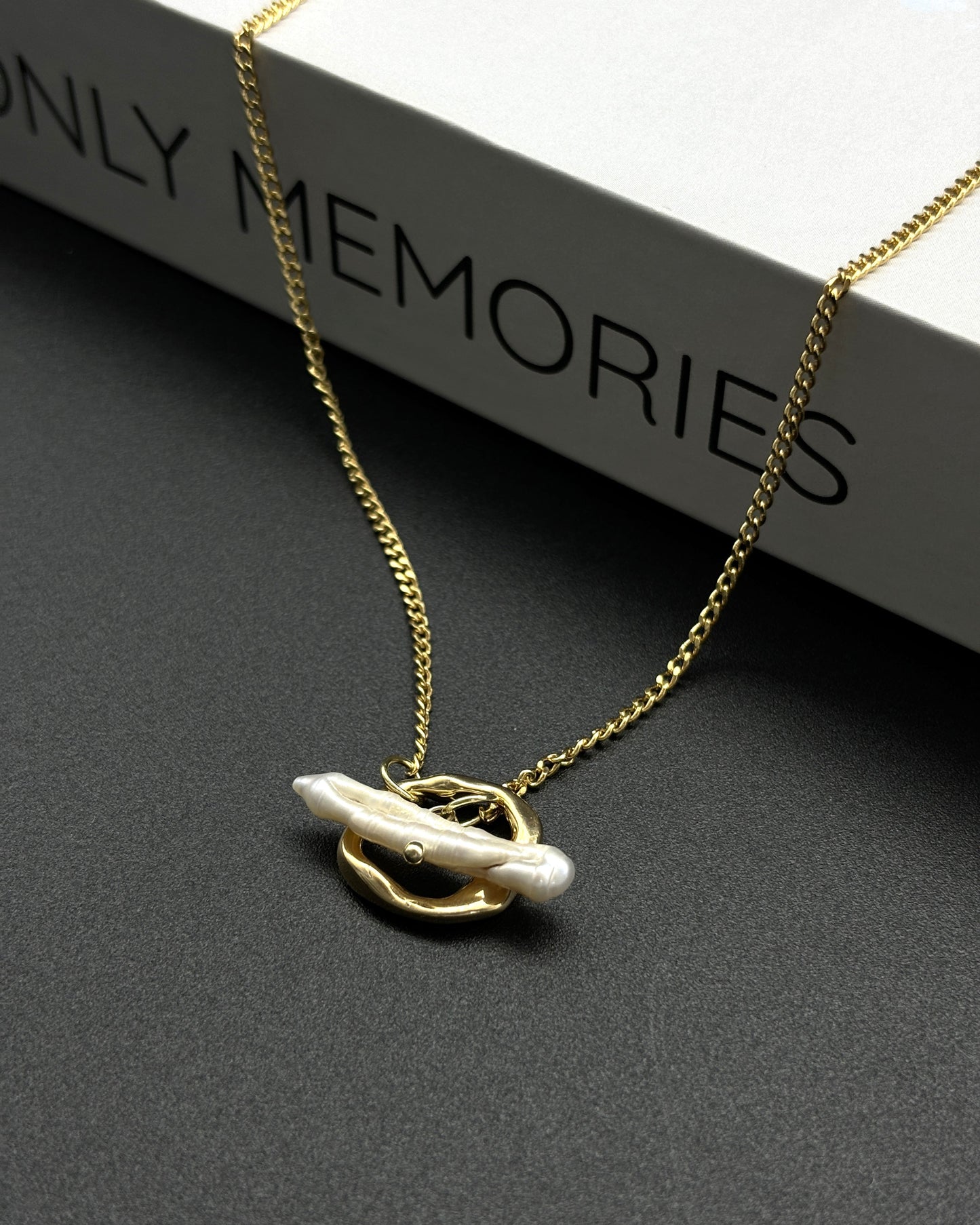 Double Design Baroque Pearl Pendant