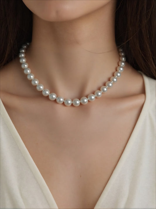10-12Mm Baroque Pearl Freshwater Pearl Necklace
