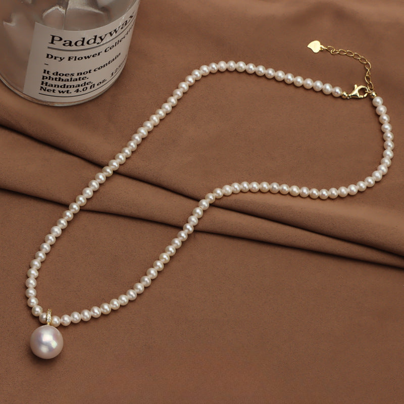 French Gentle Natural Freshwater Pearl Necklace